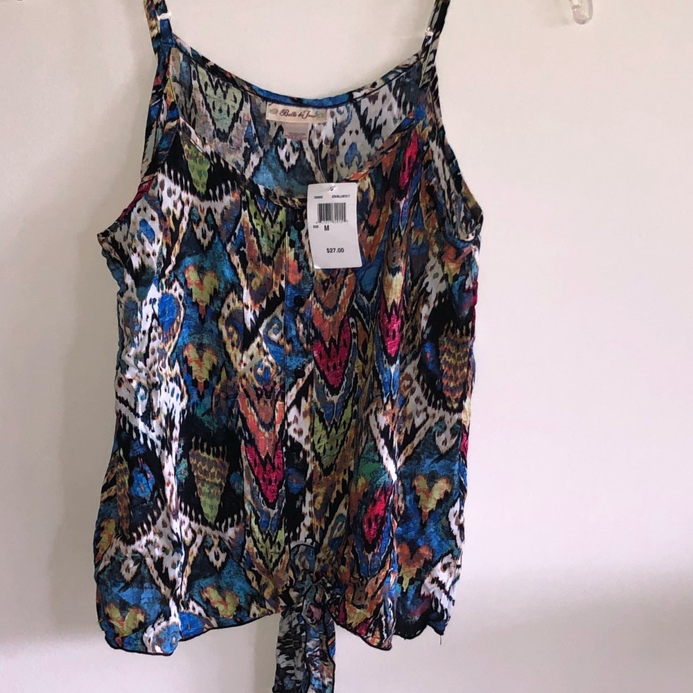 NWT Belle Du Jour Tank Top
